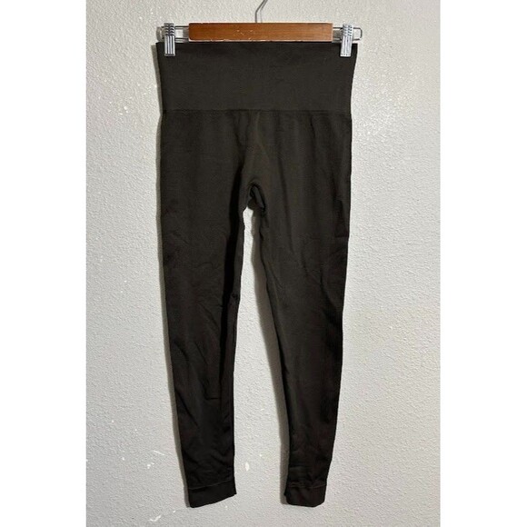 SET Active Sculptflex Power High Rise Brown Seamless Knit Leggings Size S - Picture 3 of 9